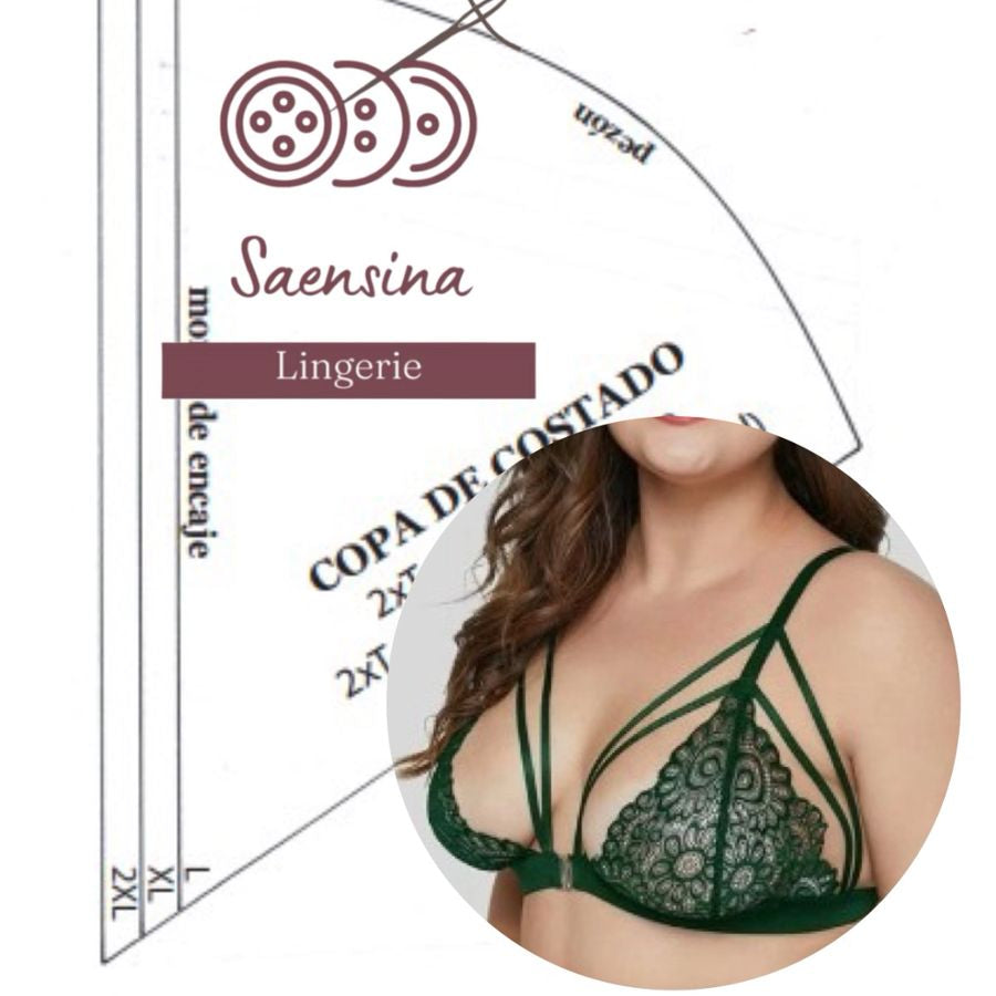 Molde Sutiã Lisa Plus Size G ao XGG