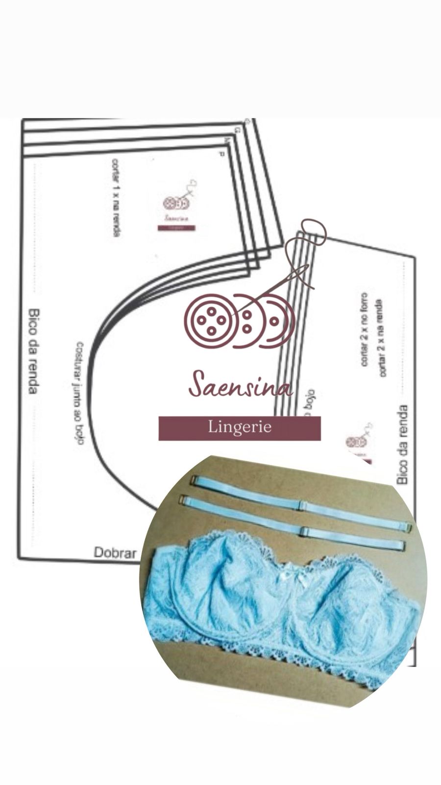 Molde Sutiã Lary P ao GG