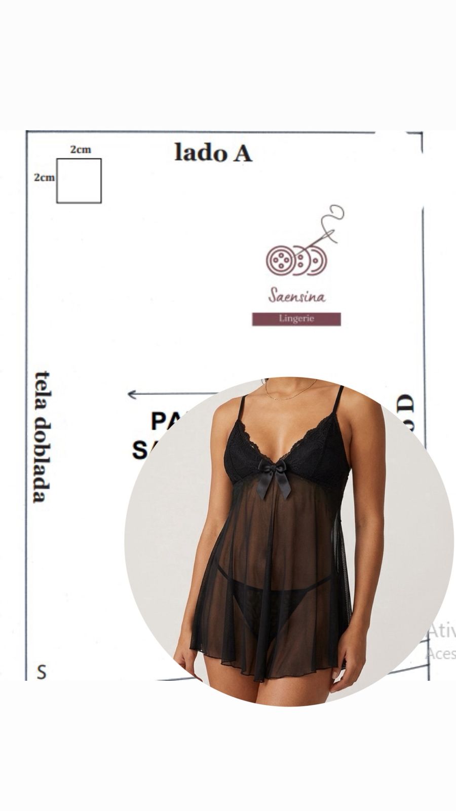 Molde Camisola Julia P ao G