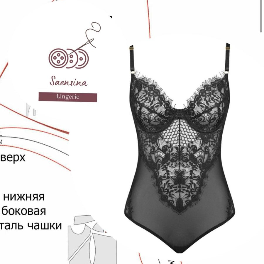 Molde Body Renda Lisandra P ao G